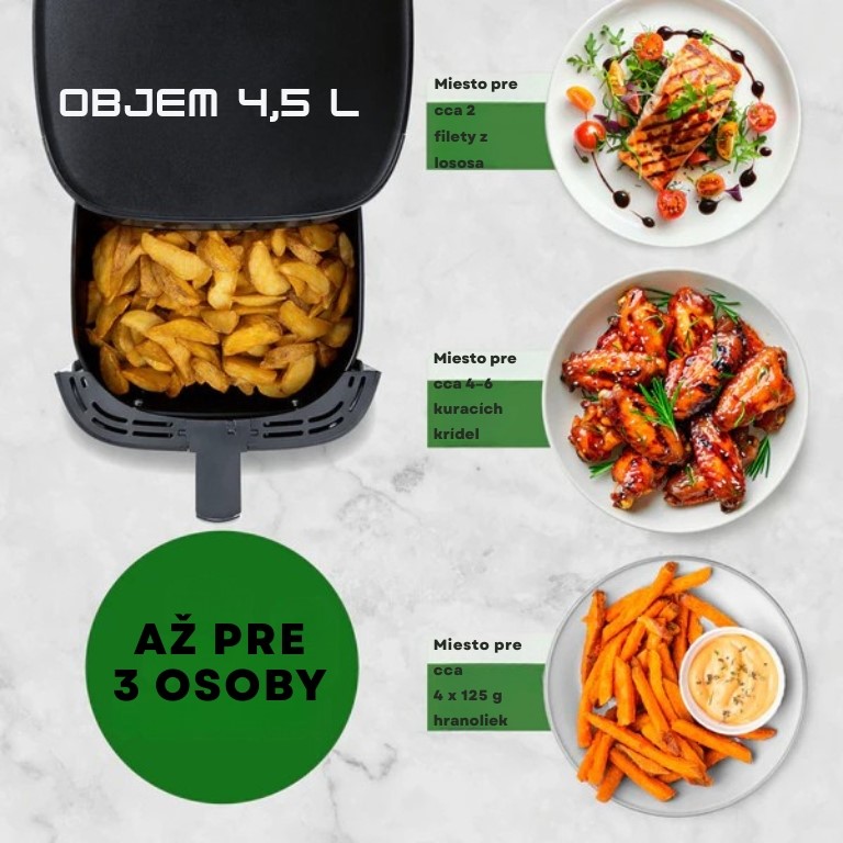 GourmetMaxx Teplovzdušná fritéza 16394 (2)